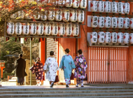 Lễ đền, chùa cũng là một hoạt động quan trọng dịp Tết ở Nhật
