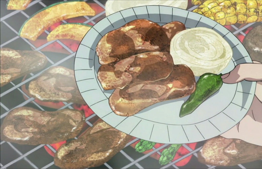 Yakiniku - Thịt nướng Nhật Bản trong anime