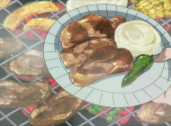 Yakiniku - Thịt nướng Nhật Bản trong anime