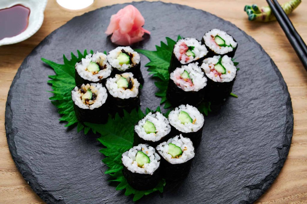 Sushi khai vị đơn giản - Kappamaki